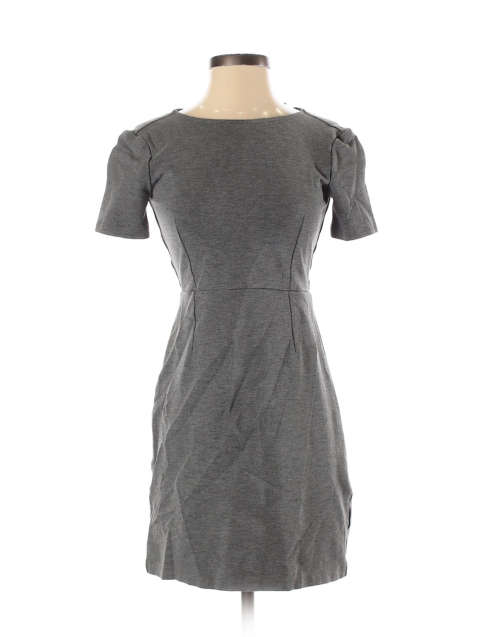 J.Crew Women Gray Casual Dress 00 | eBay