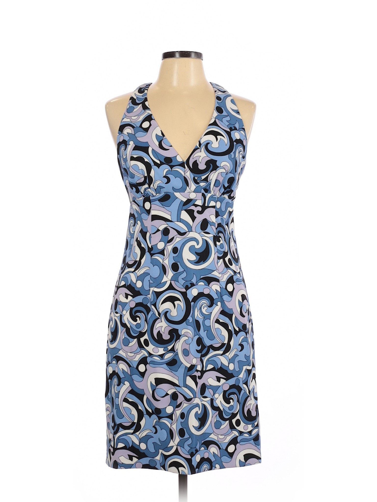 Connected Apparel Women Blue Casual Dress 10 | eBay