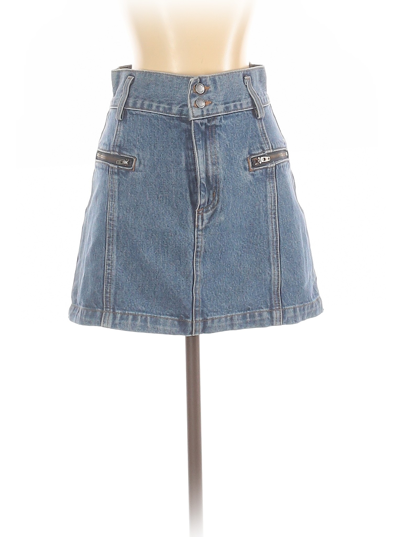 Carmar Women Blue Denim Skirt 26W | eBay