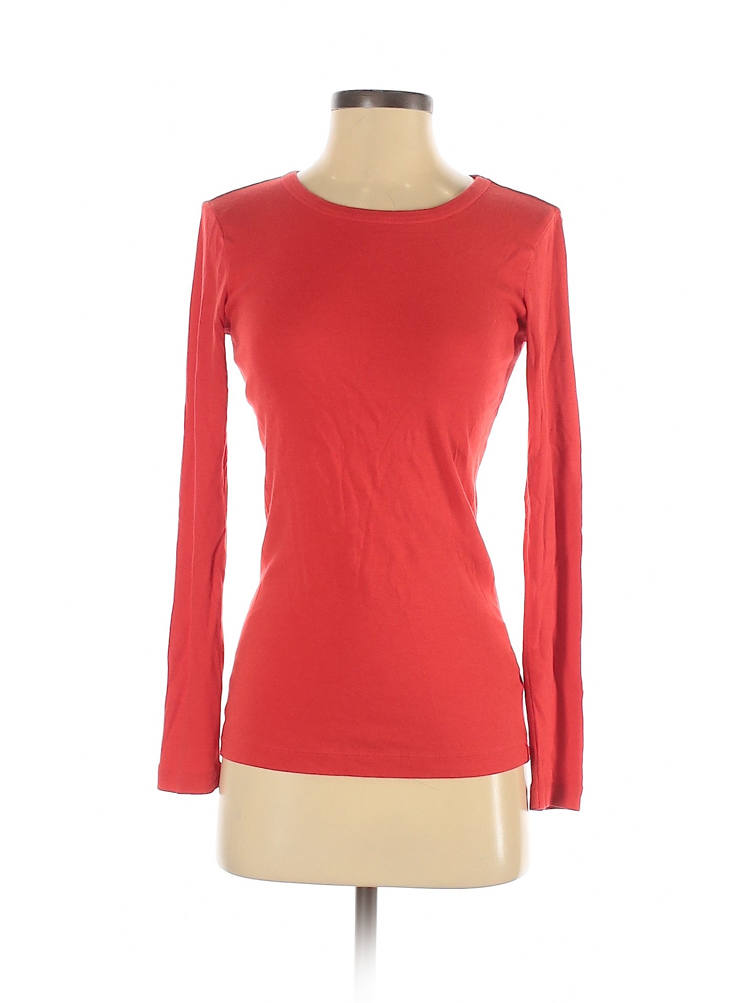 Gap Women Red Long Sleeve T-Shirt XS | eBay