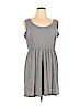 Just Love Gray Casual Dress Size 1X (Plus) - photo 1