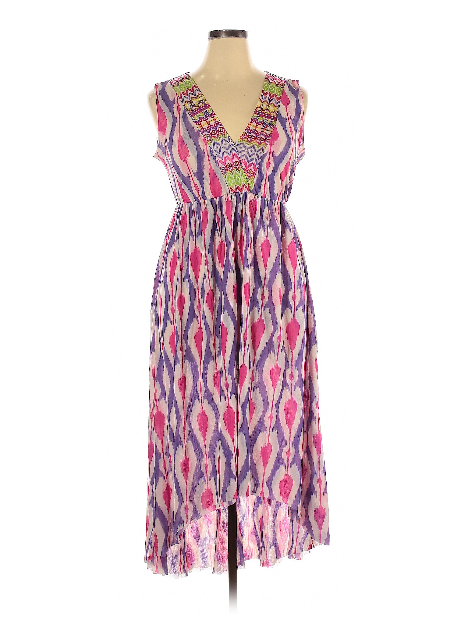 Sweet Pea by Stacy Frati Women Pink Casual Dress XL | eBay