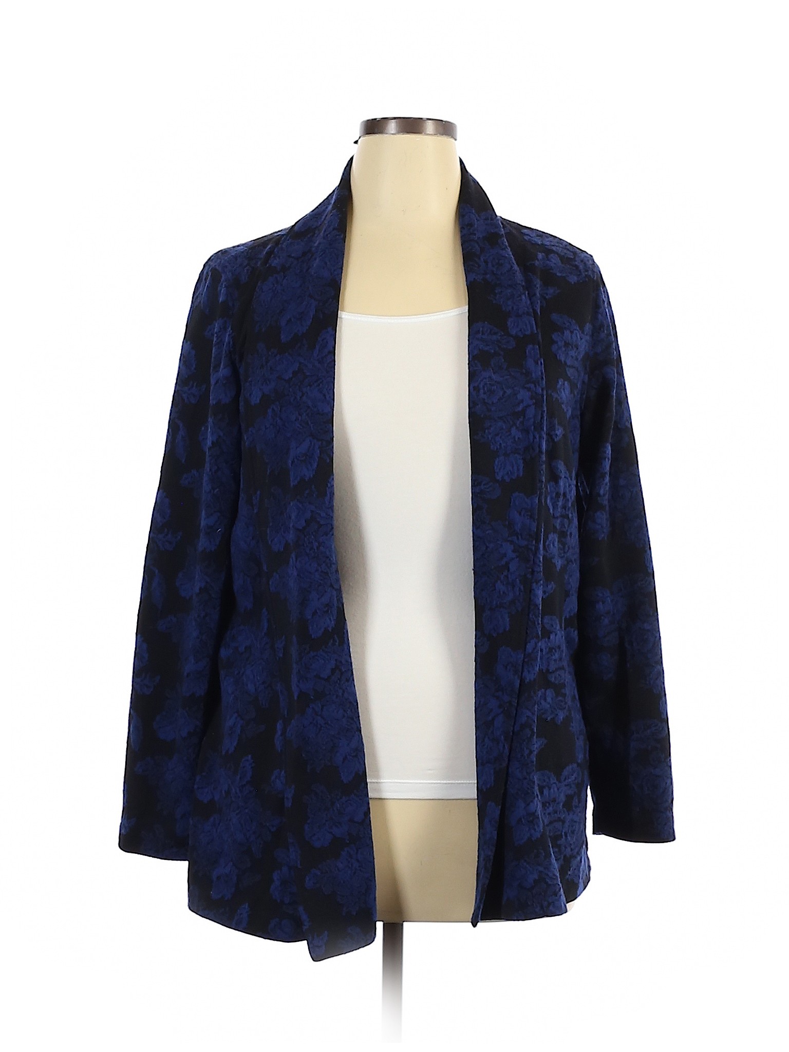 Christopher & Banks Women Blue Cardigan XL | eBay