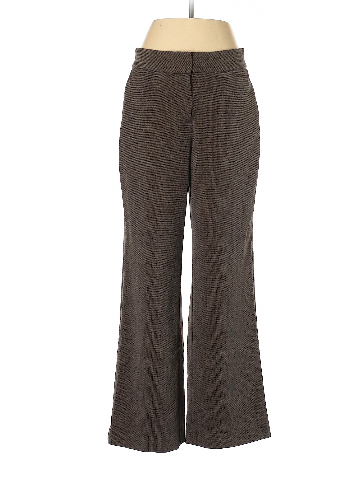 Dana Buchman Women Brown Dress Pants 8 | eBay