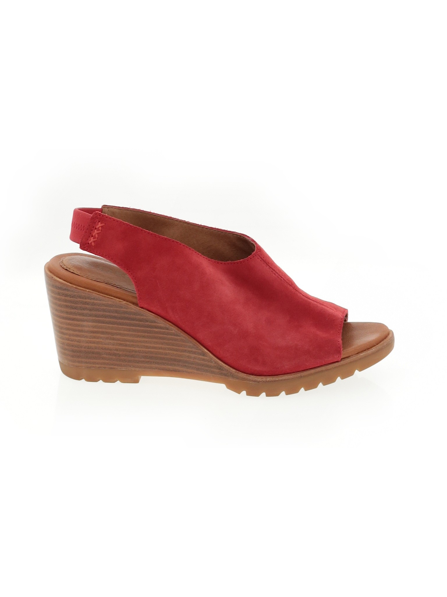 sorel plaid wedge heels