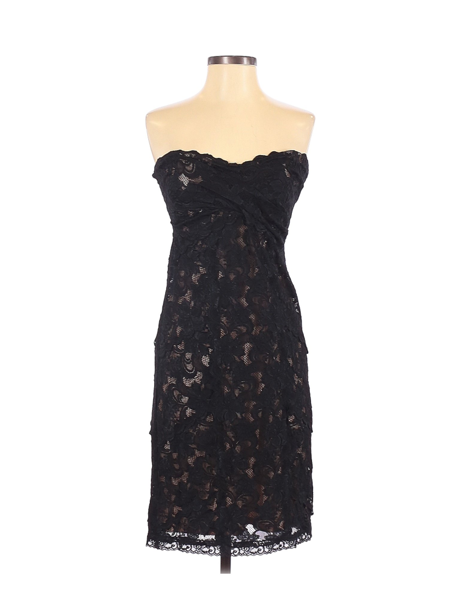 Nicole by Nicole Miller Women Black Casual Dress 4 | eBay