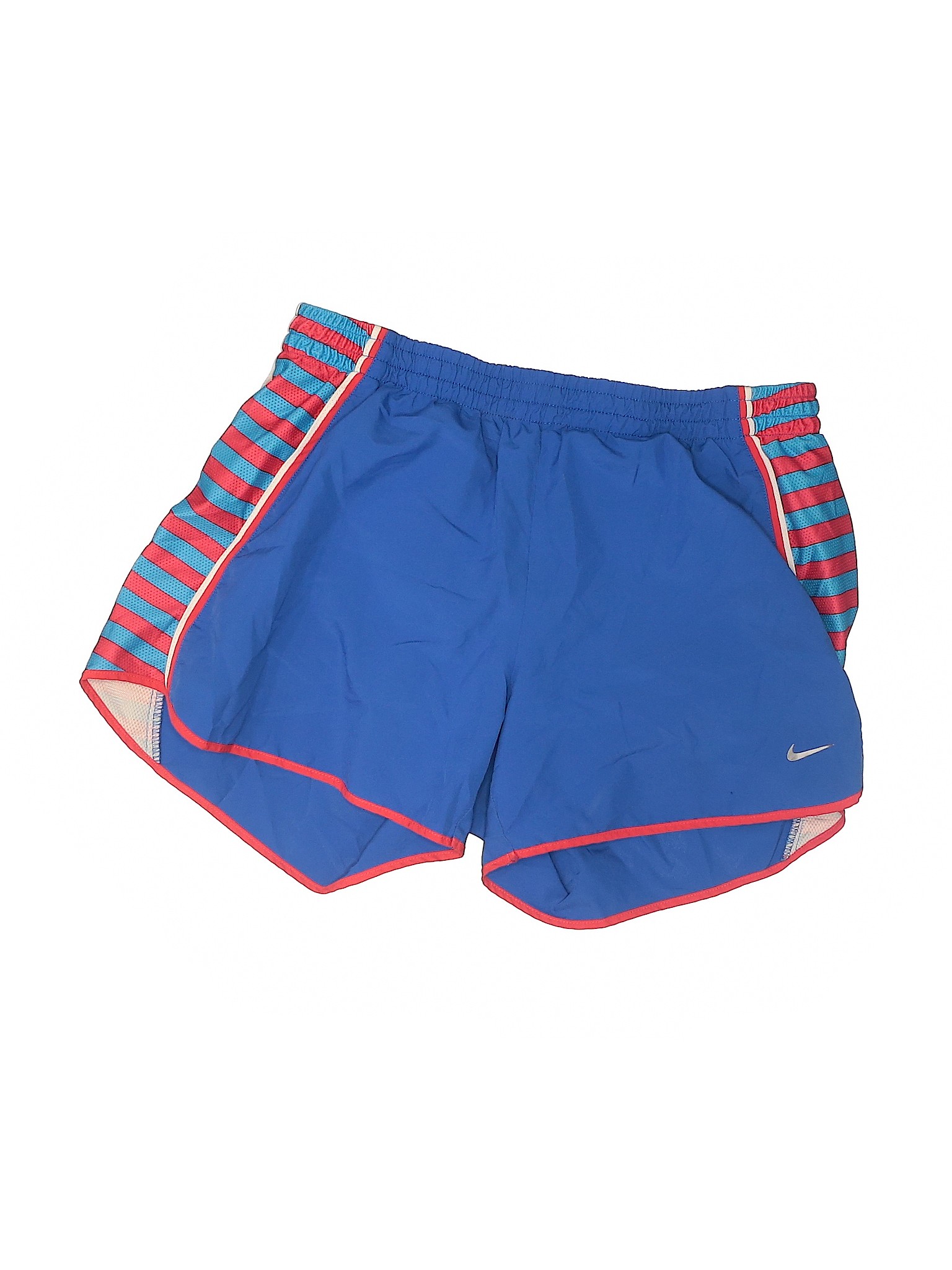 Nike Color Block Solid Blue Athletic Shorts Size M - 60% off | thredUP