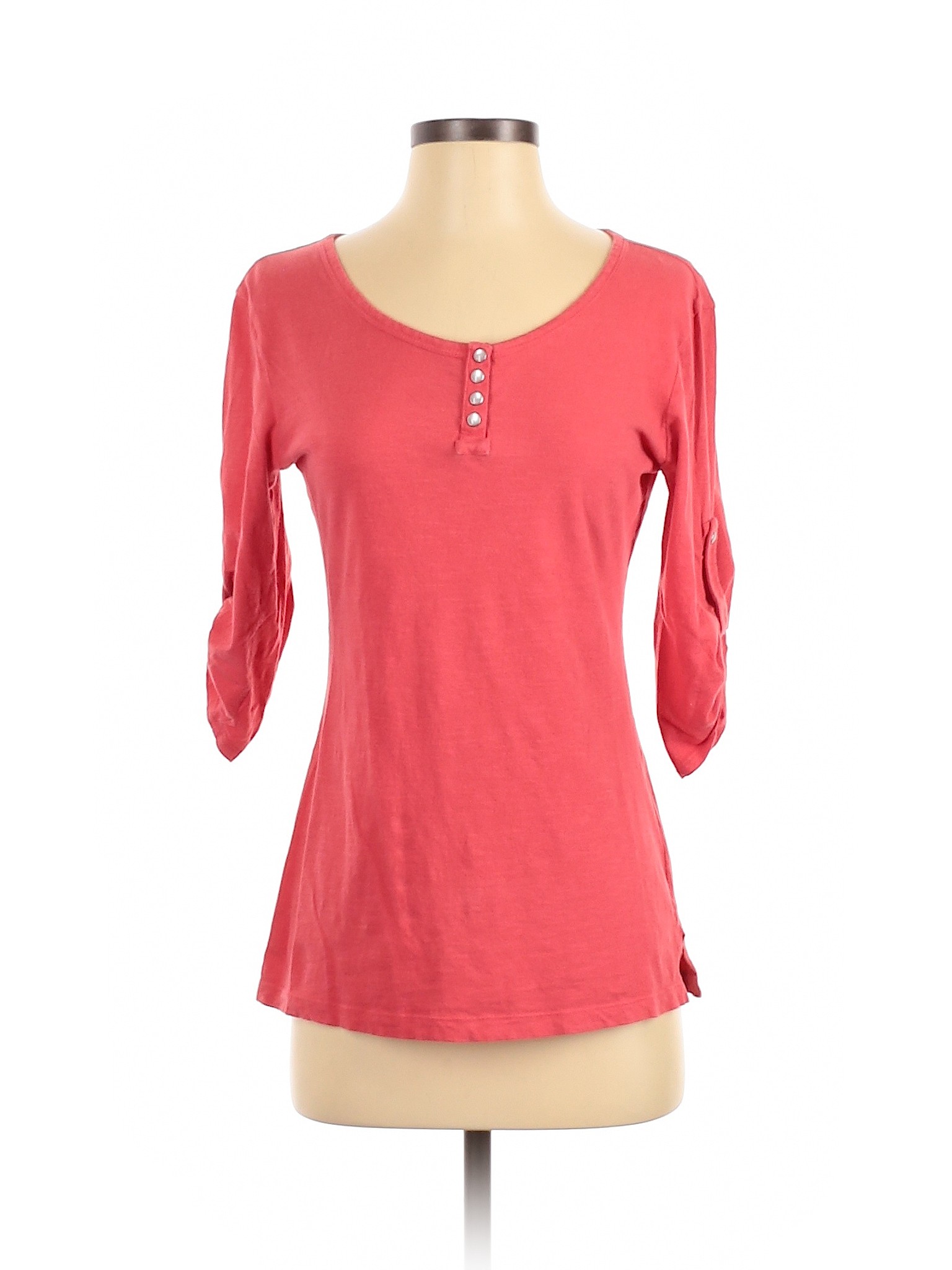 Gap Women Pink 3/4 Sleeve Top S | eBay