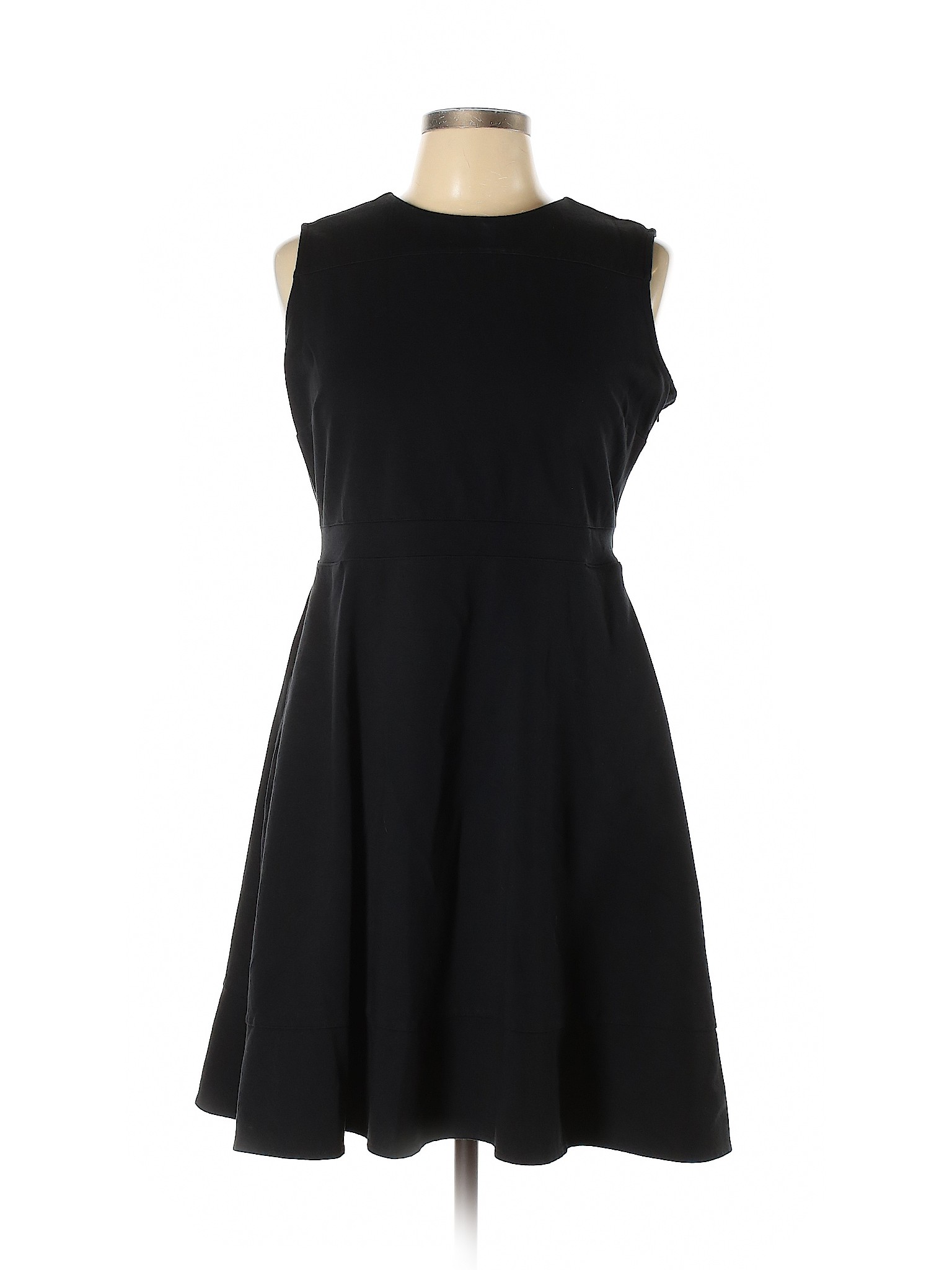 Lands' End Women Black Casual Dress 12 Petites | eBay