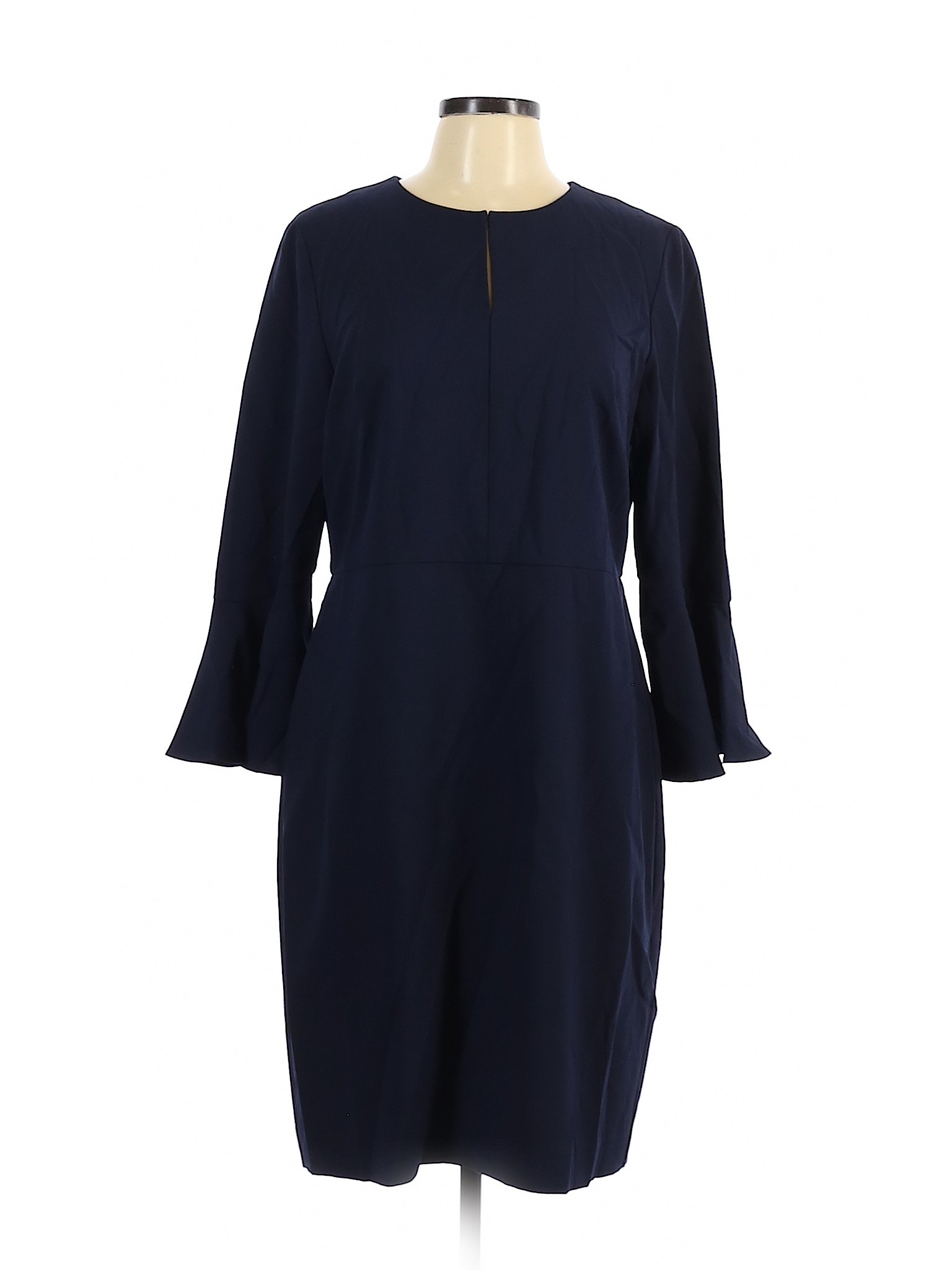 NWT Ann Taylor Women Blue Casual Dress 12 | eBay