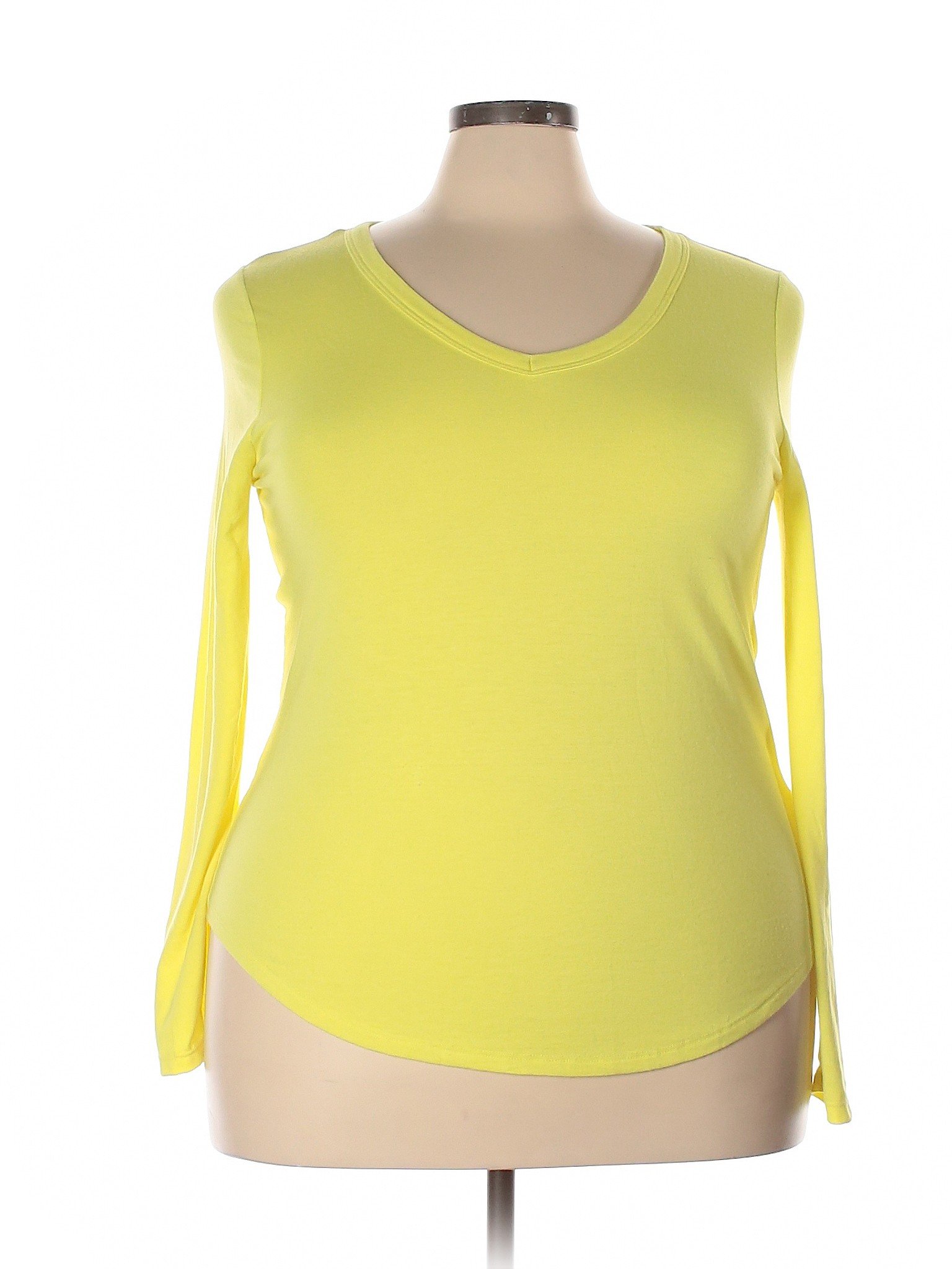 womens yellow long sleeve t shirt