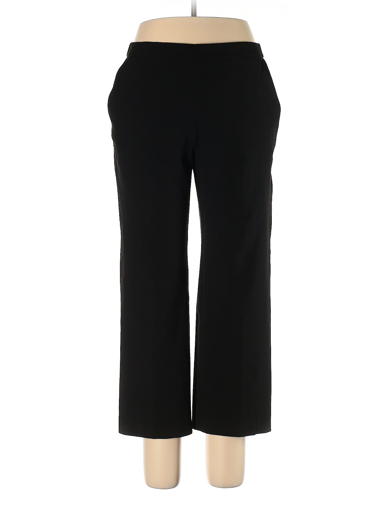 Sag Harbor Women Black Dress Pants 12 Petites | eBay