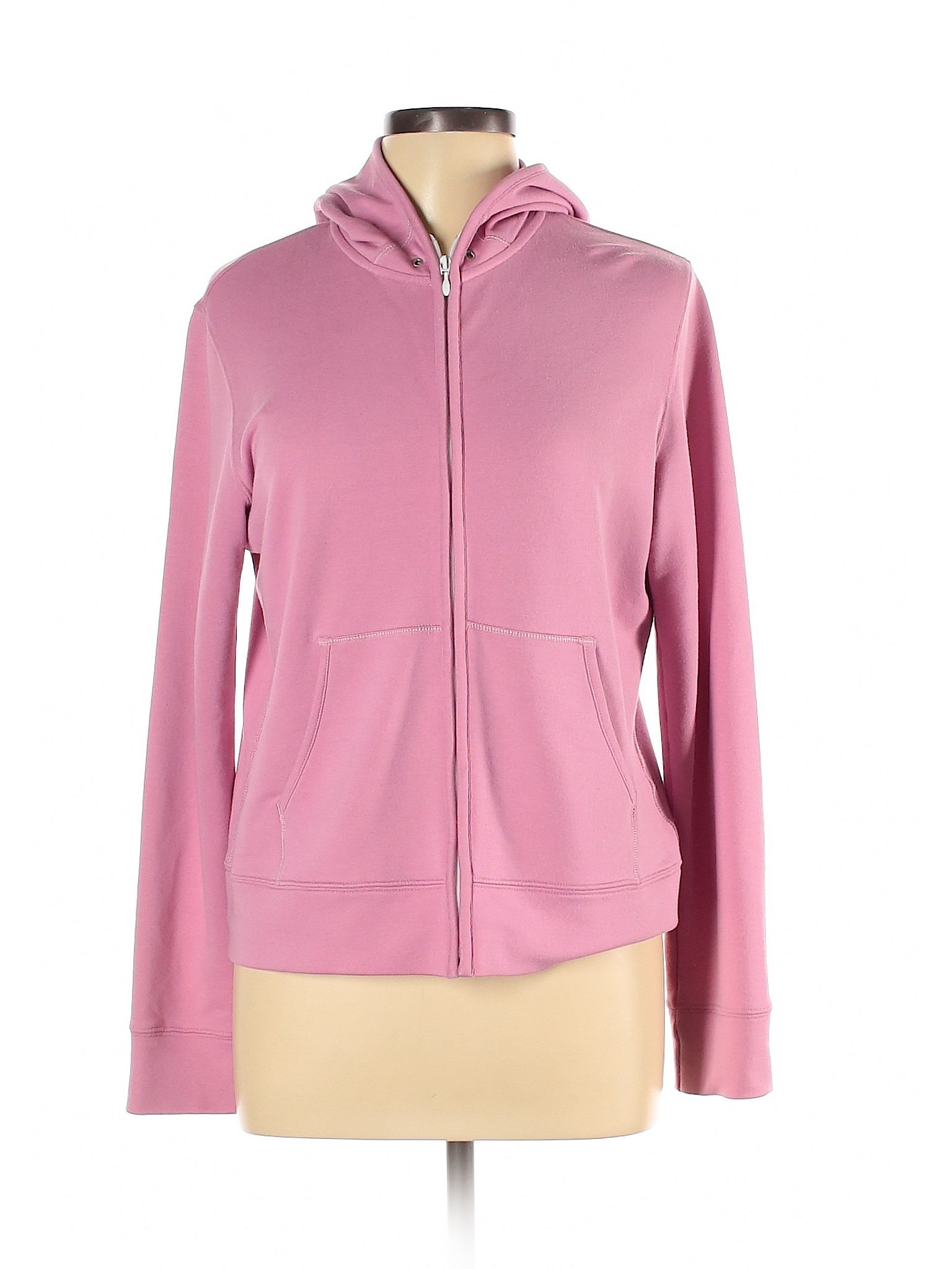 Unbranded Women Pink Zip Up Hoodie L | eBay