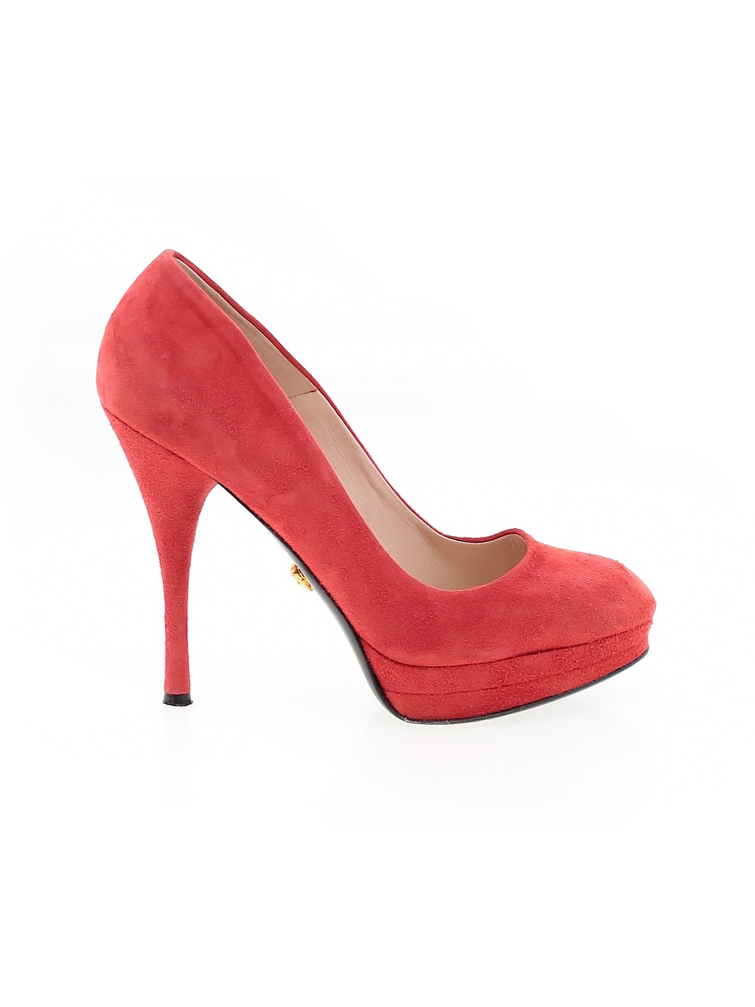 red versace heels