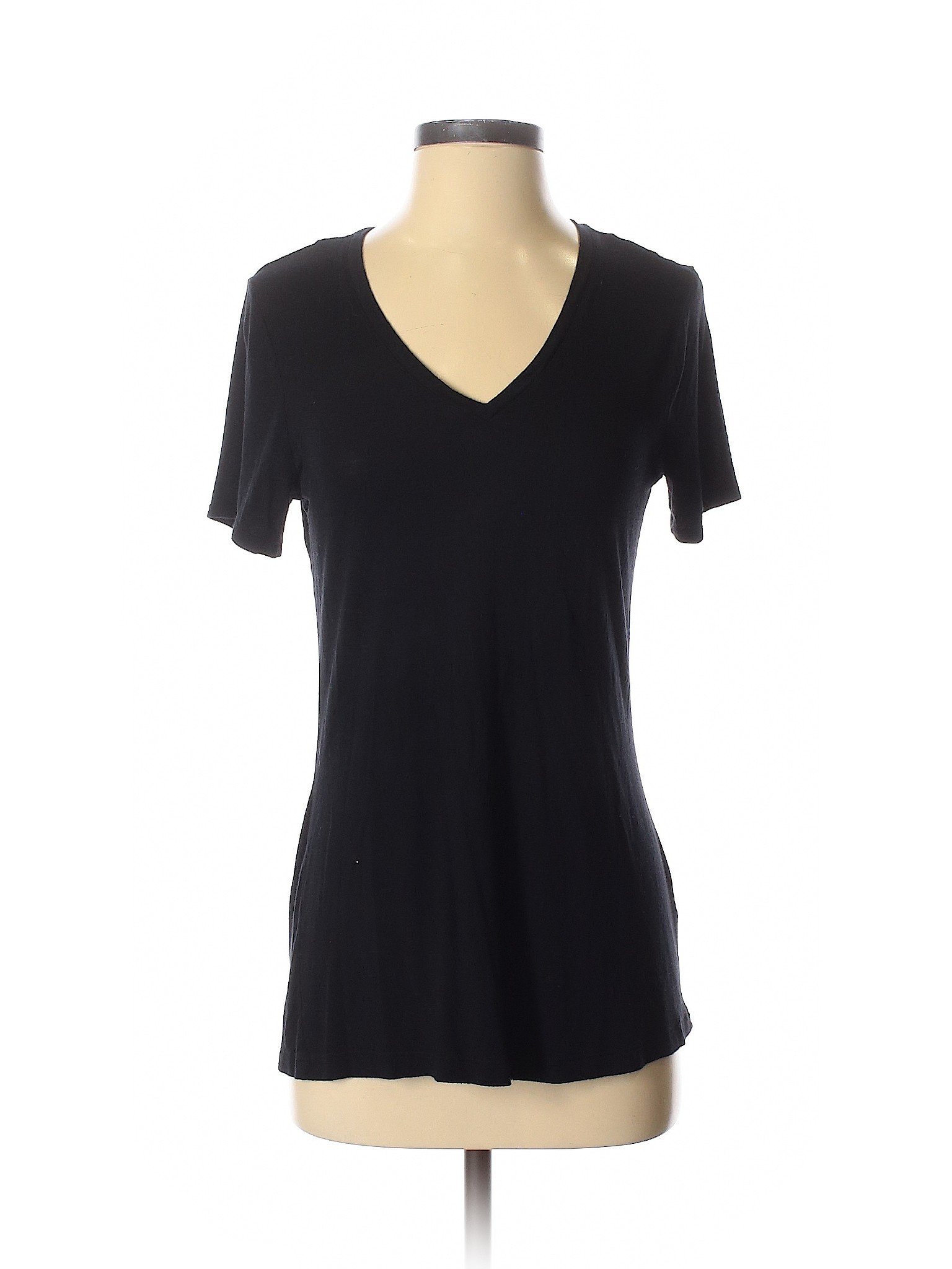 Apt. 9 Women Black Short Sleeve T-Shirt S | eBay