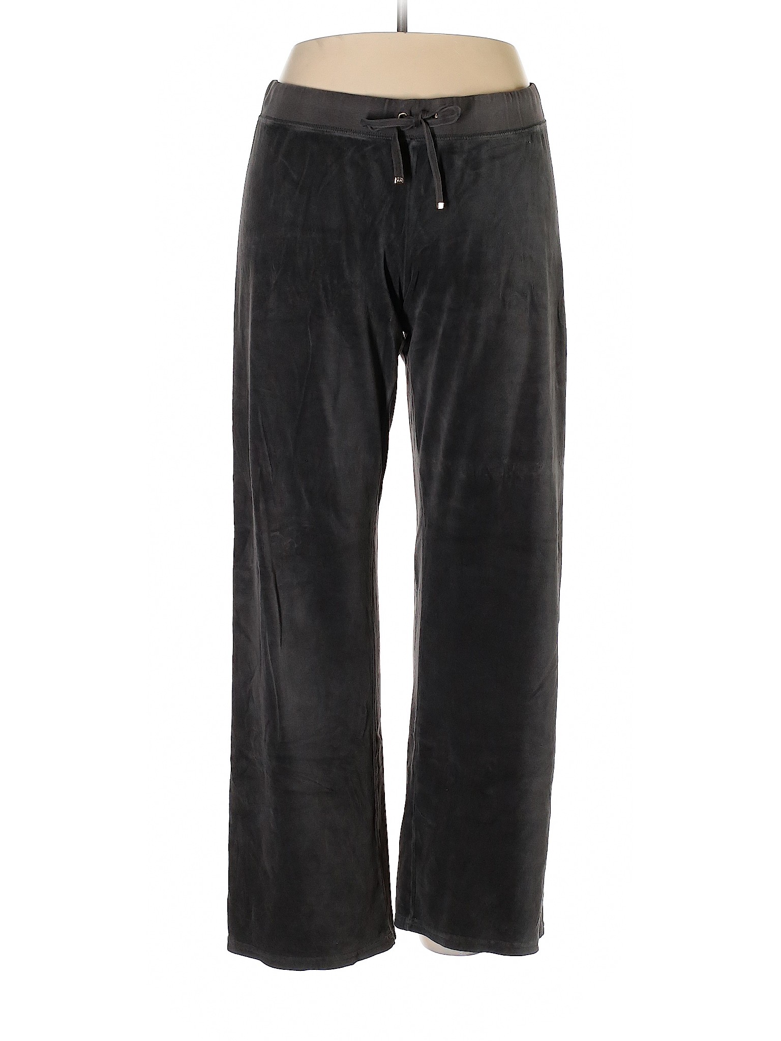 Juicy Couture Women Black Velour Pants XL | eBay