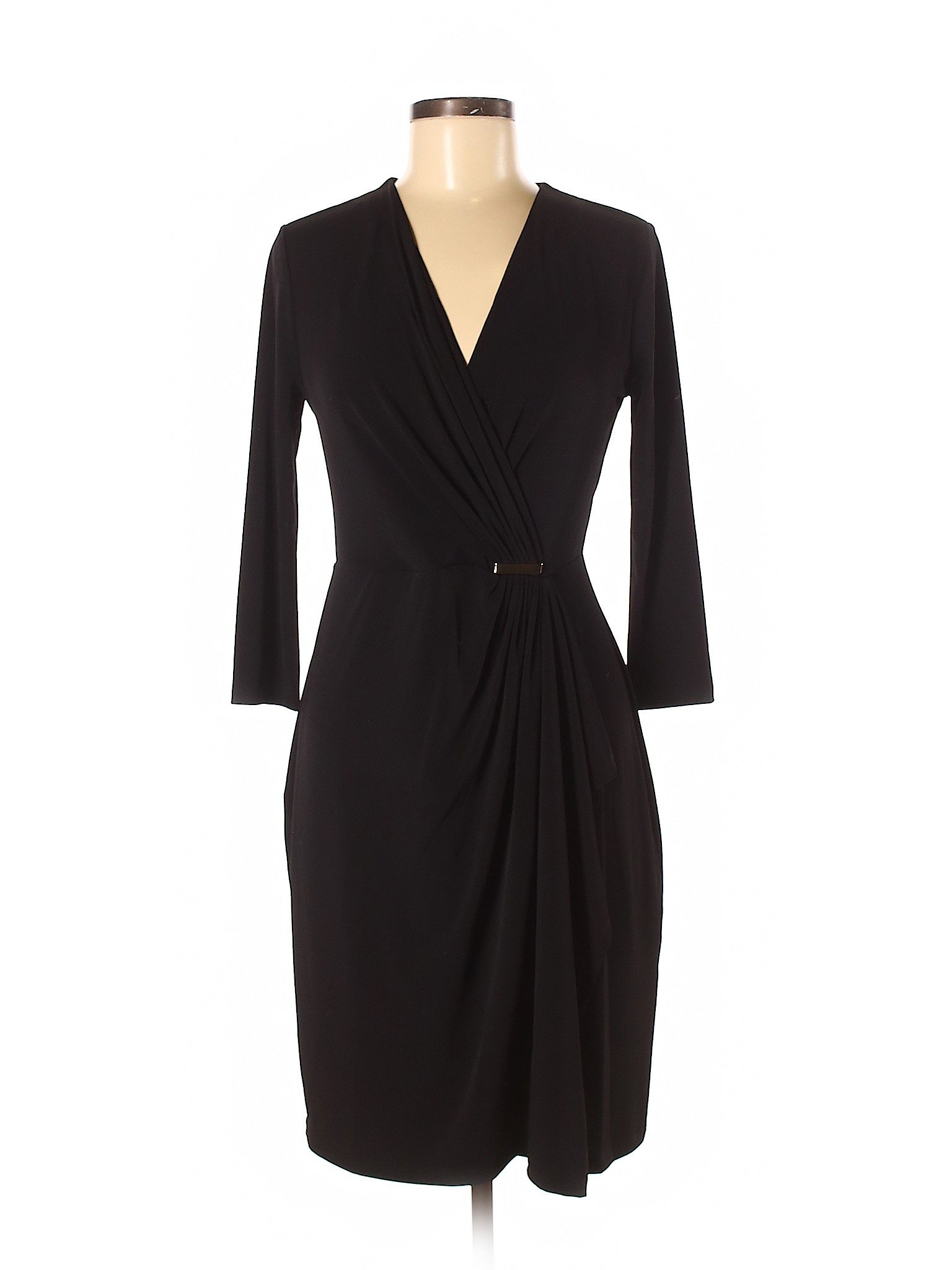 Charter Club Women Black Casual Dress M Petites | eBay