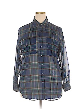 American Apparel Long Sleeve Blouse