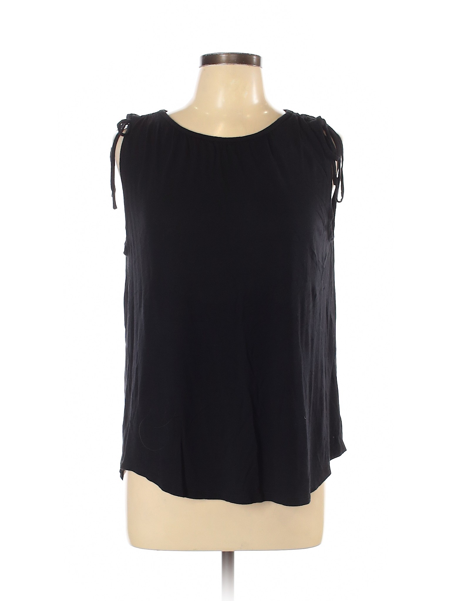 Ann Taylor LOFT Outlet Women Black Sleeveless T-Shirt L | eBay