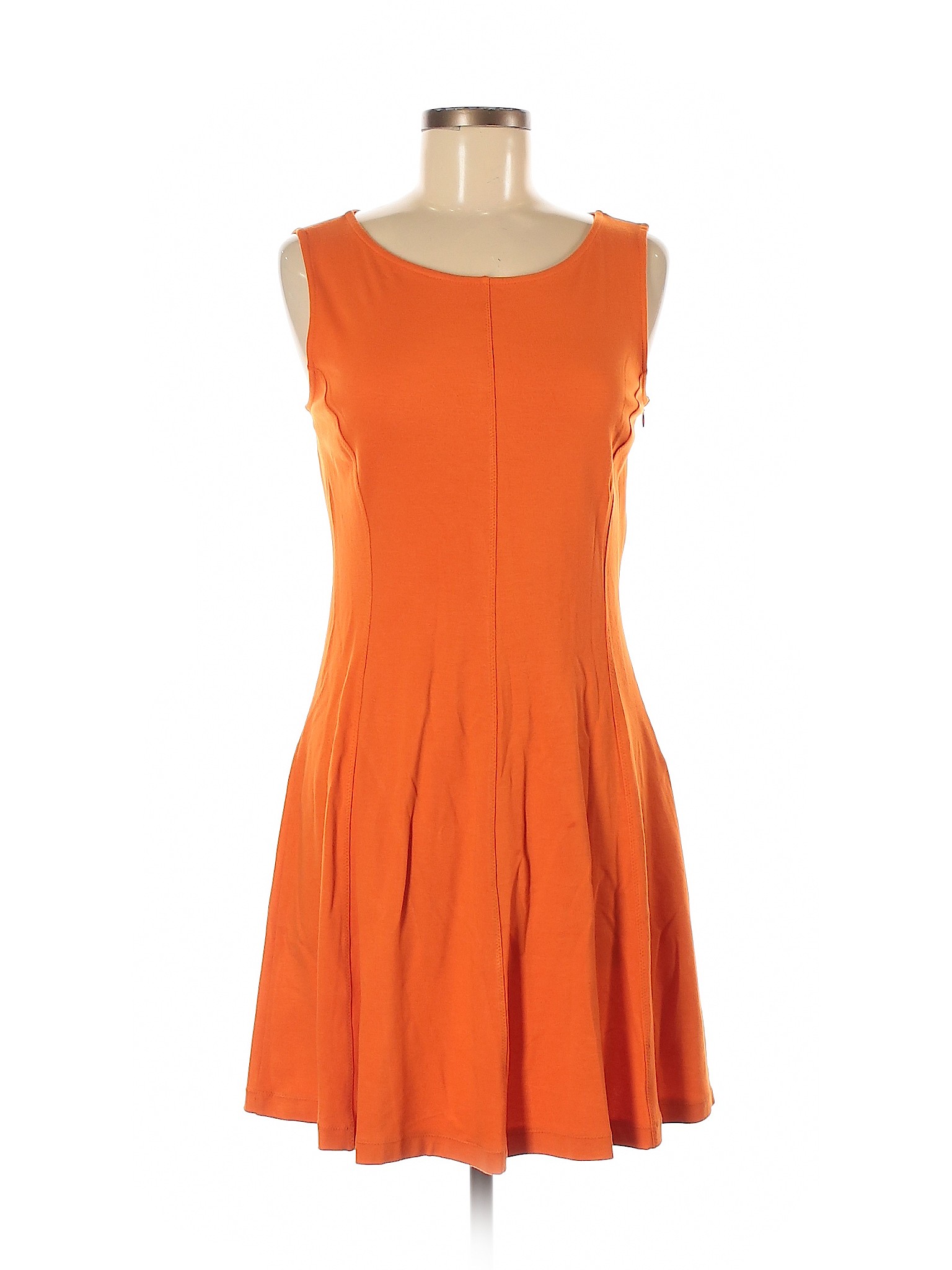 Banana Republic Women Orange Casual Dress 8 | eBay