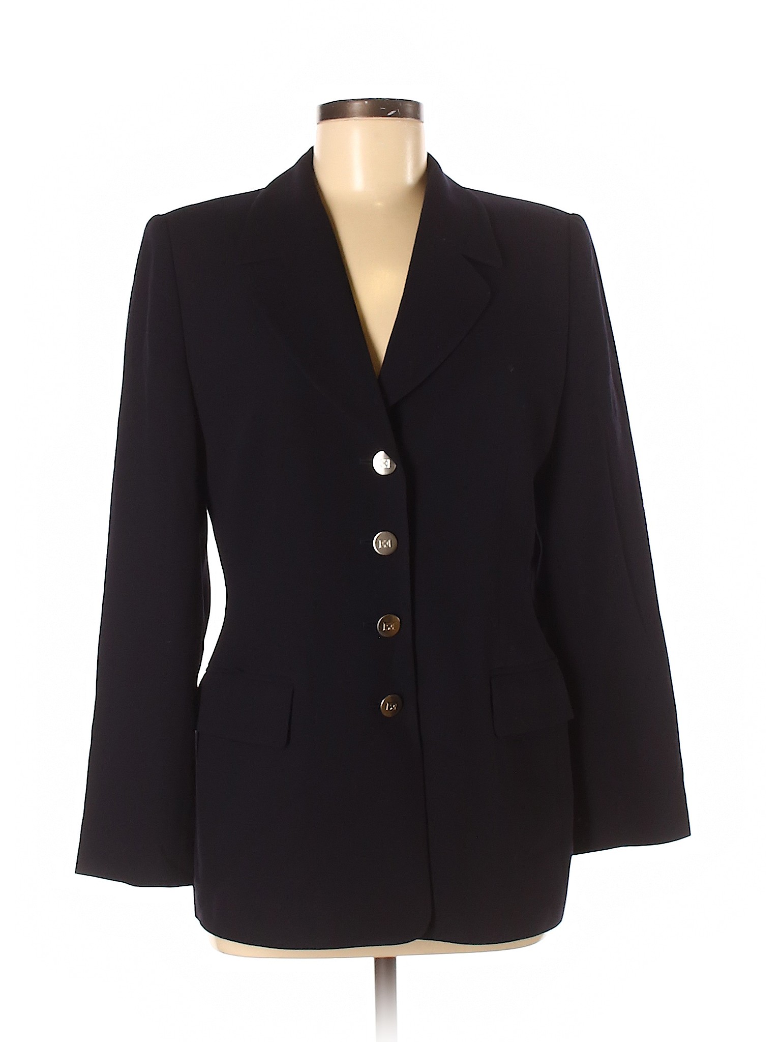 Escada by Margaretha Ley Women Black Wool Blazer 38 eur | eBay