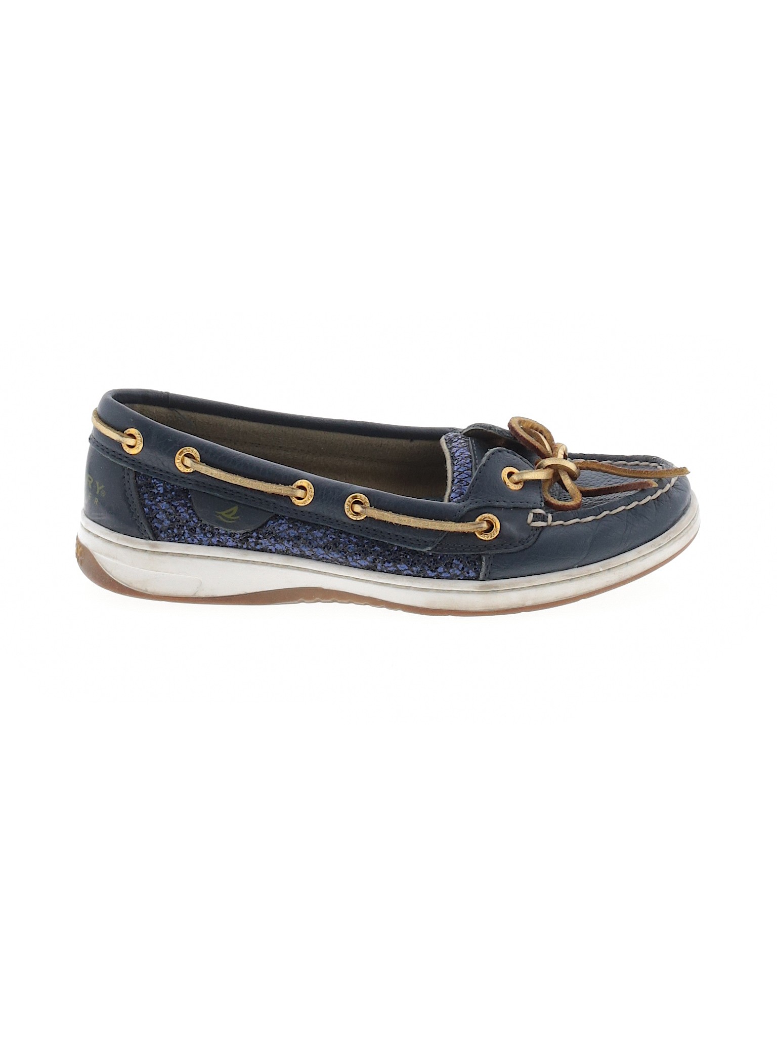 Sperry Top Sider 100 Leather Blue Flats Size 6 1/2 56 off thredUP
