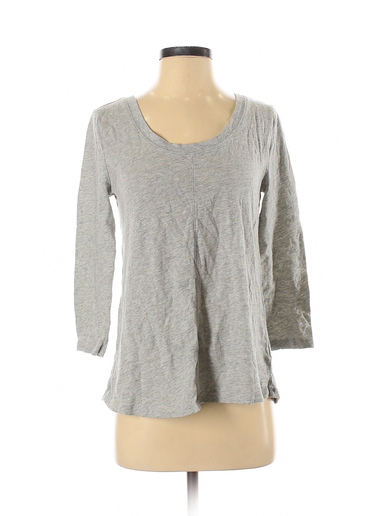 Gap Outlet Women Gray 3/4 Sleeve T-Shirt S | eBay