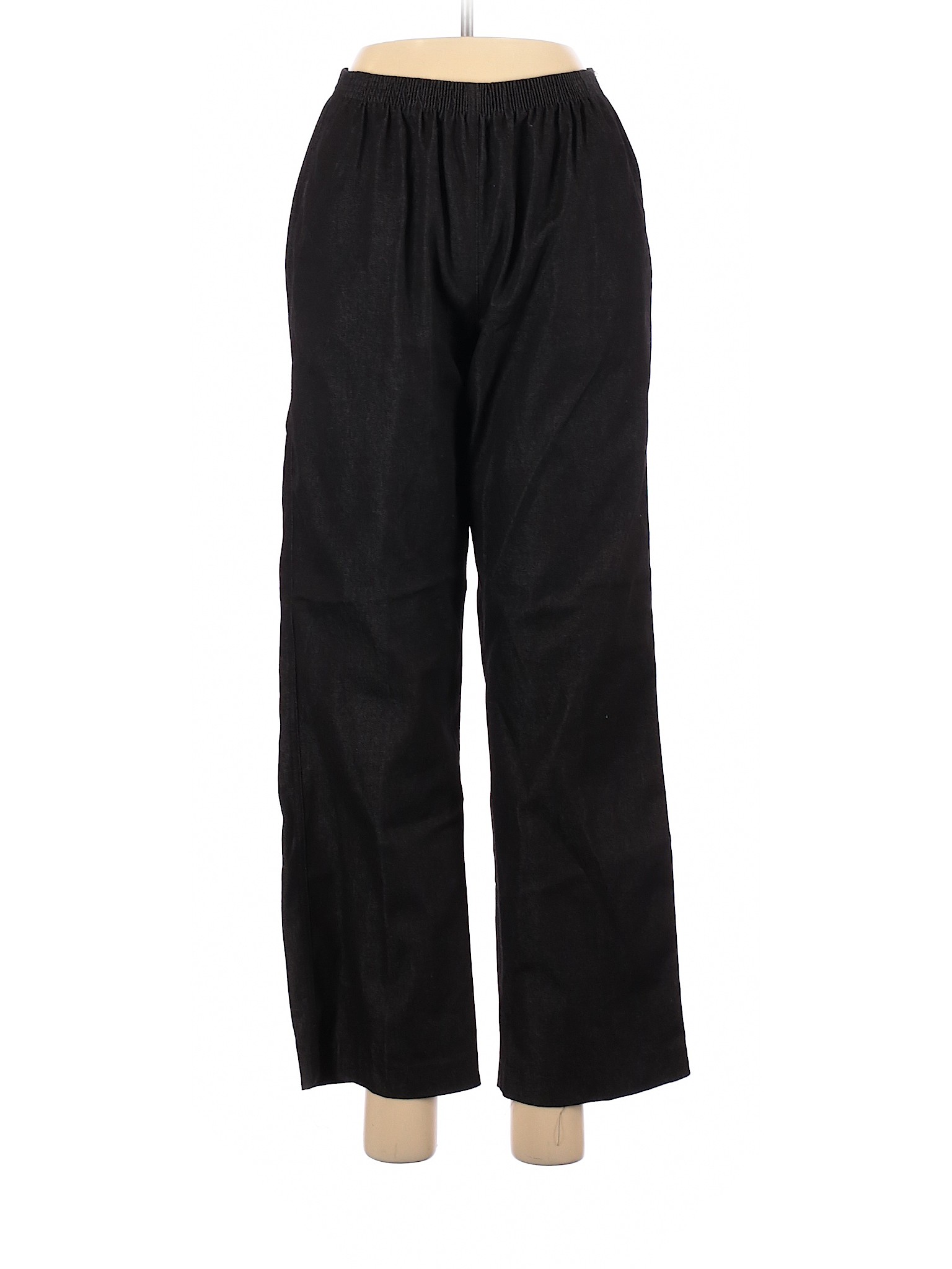 Alfred Dunner Women Black Dress Pants 8 | eBay