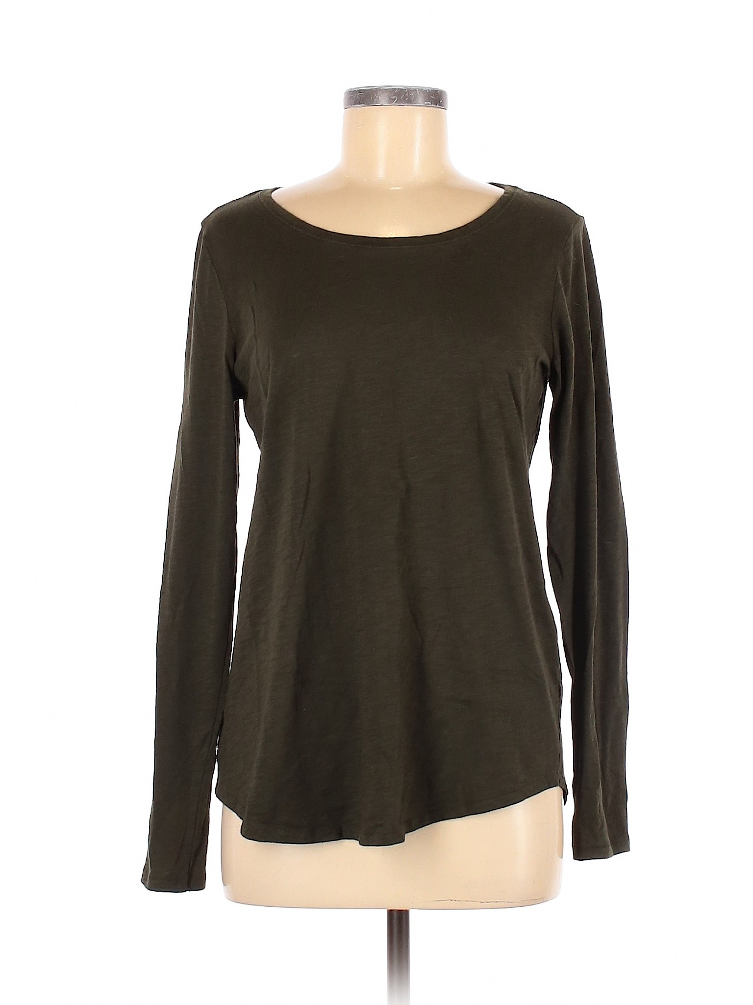 Sonoma Goods for Life Women Green Long Sleeve T-Shirt M | eBay