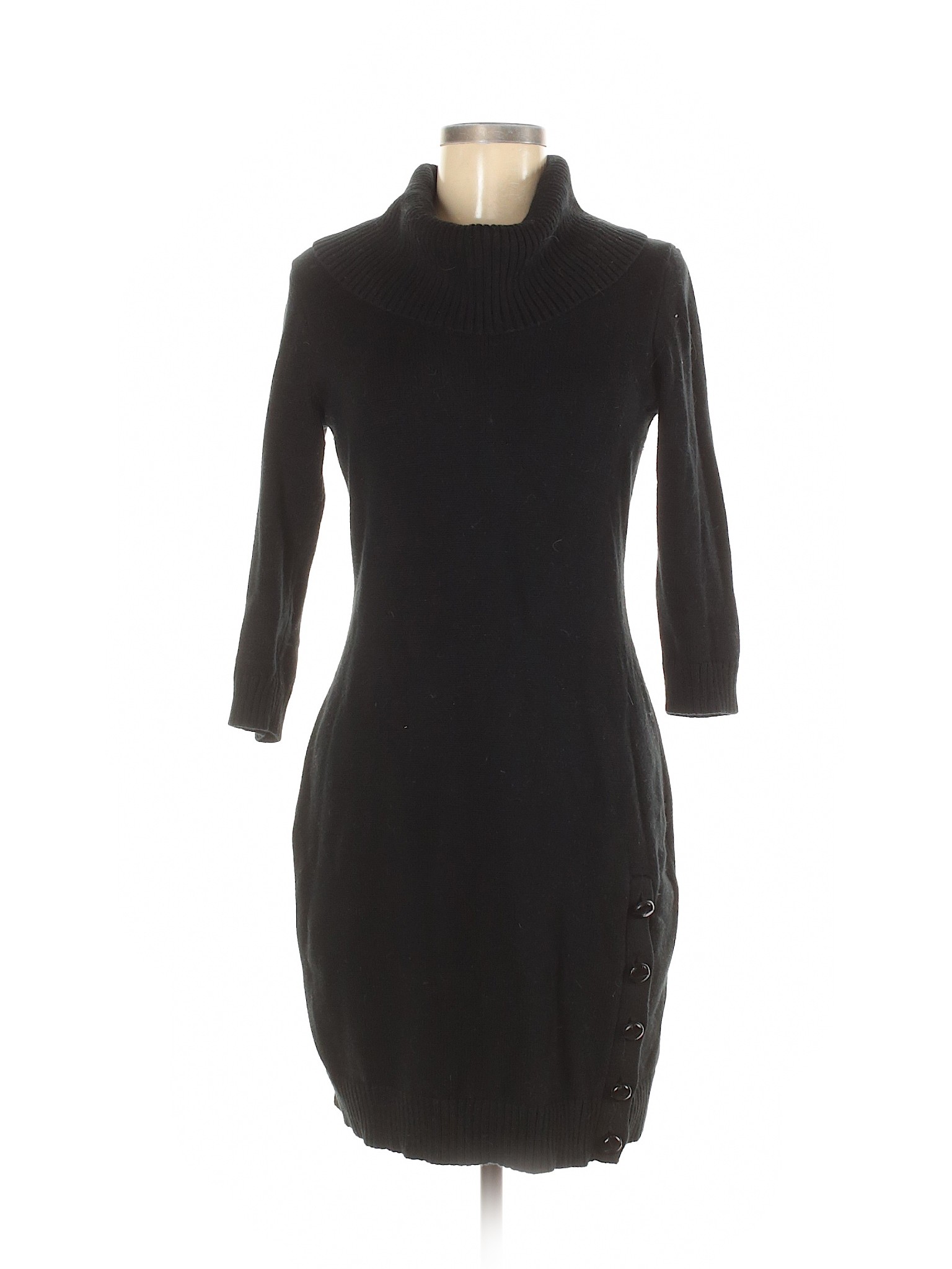 Lauren by Ralph Lauren Women Black Casual Dress M | eBay