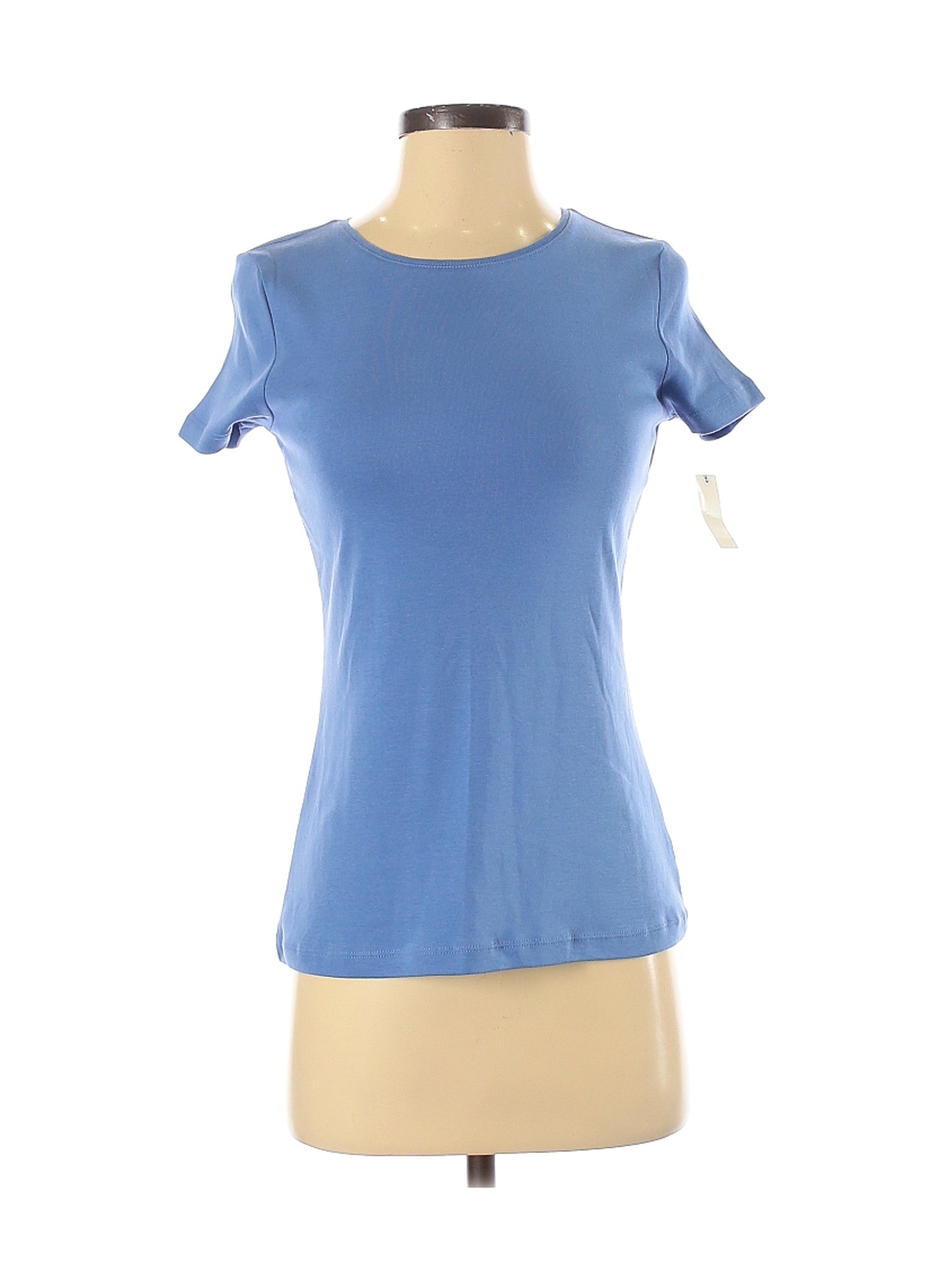 NWT Talbots Women Blue Short Sleeve T-Shirt P Petites | eBay