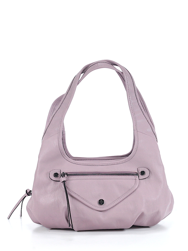 Simply Vera Vera Wang 100% Polyurethane Solid Light Purple Shoulder Bag ...