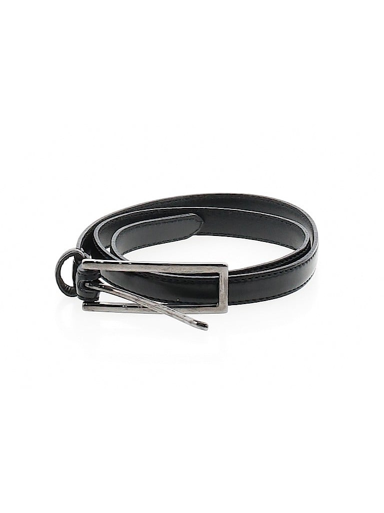 Armani Collezioni 100% Leather Black Leather Belt Size 40 (IT) - photo 1