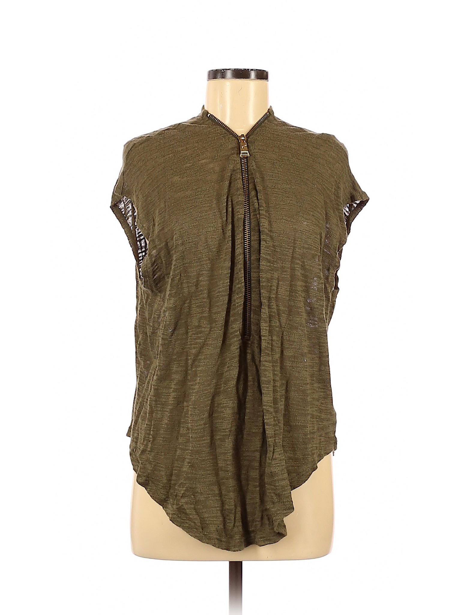 Express Women Green Short Sleeve Top XS | eBay