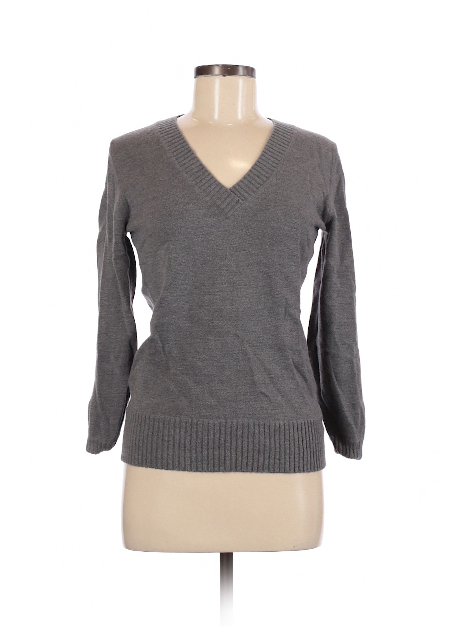 Banana Republic Women Gray Wool Pullover Sweater M | eBay