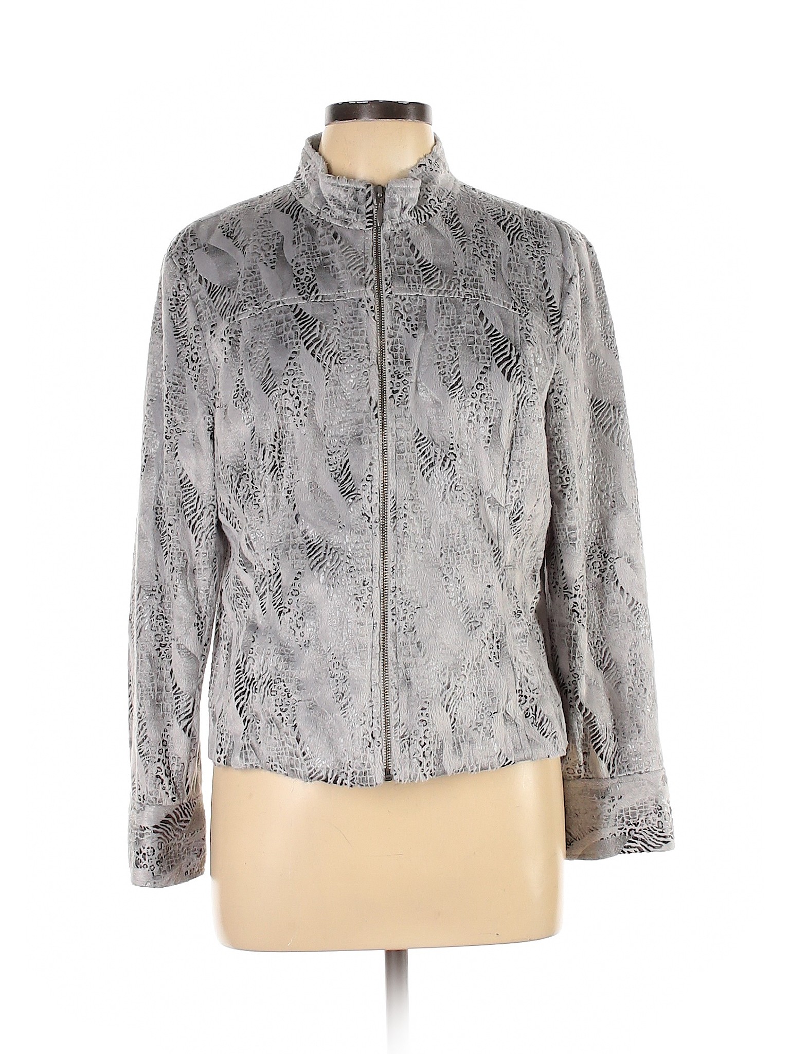 Lark Lane Women Gray Jacket 14 | eBay