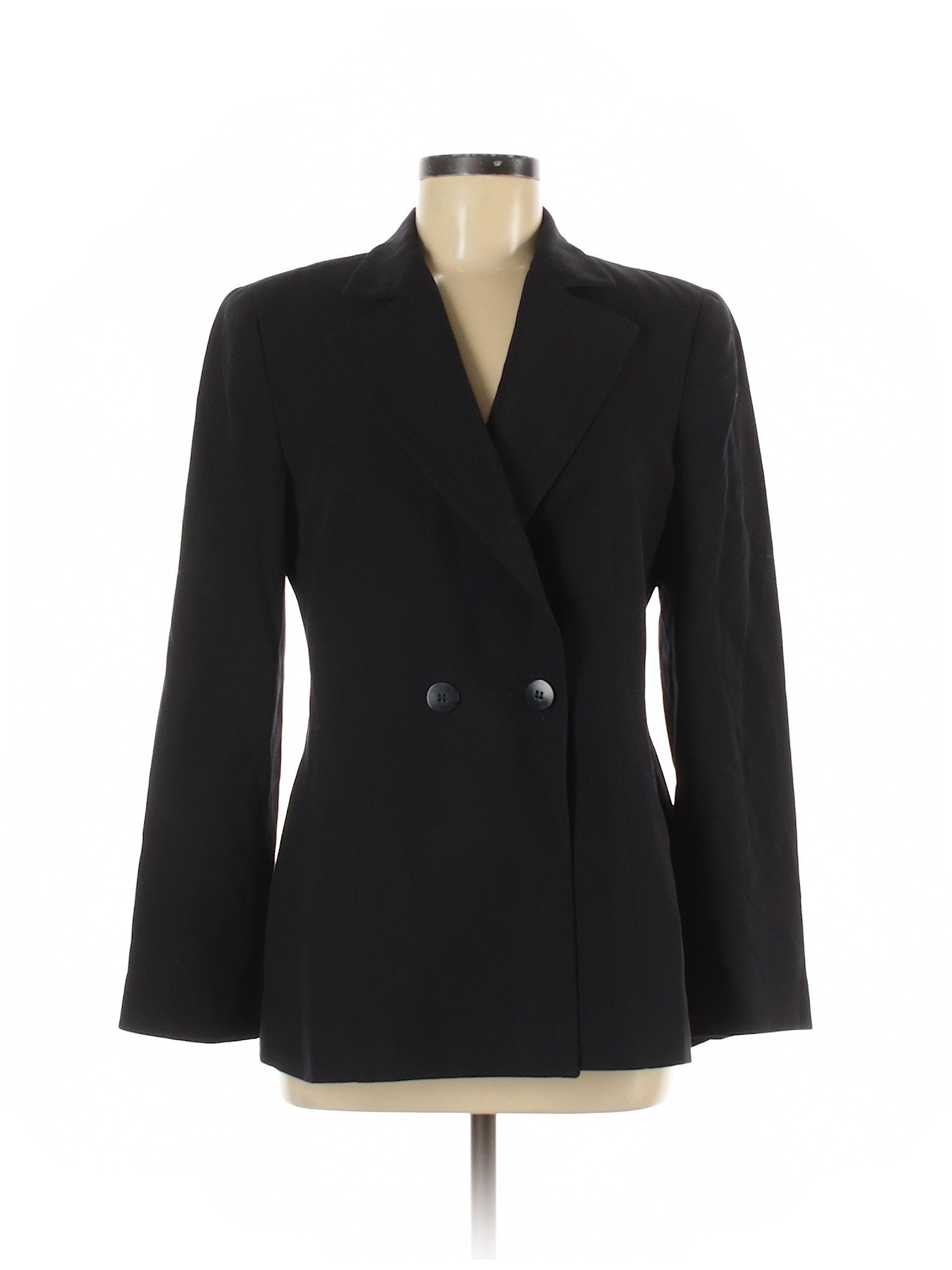 Armani Collezioni Women Black Wool Blazer 8 | eBay