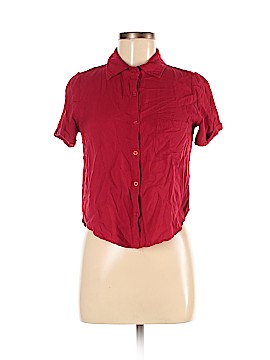 Brandy Melville Short Sleeve Button-Down Shirt