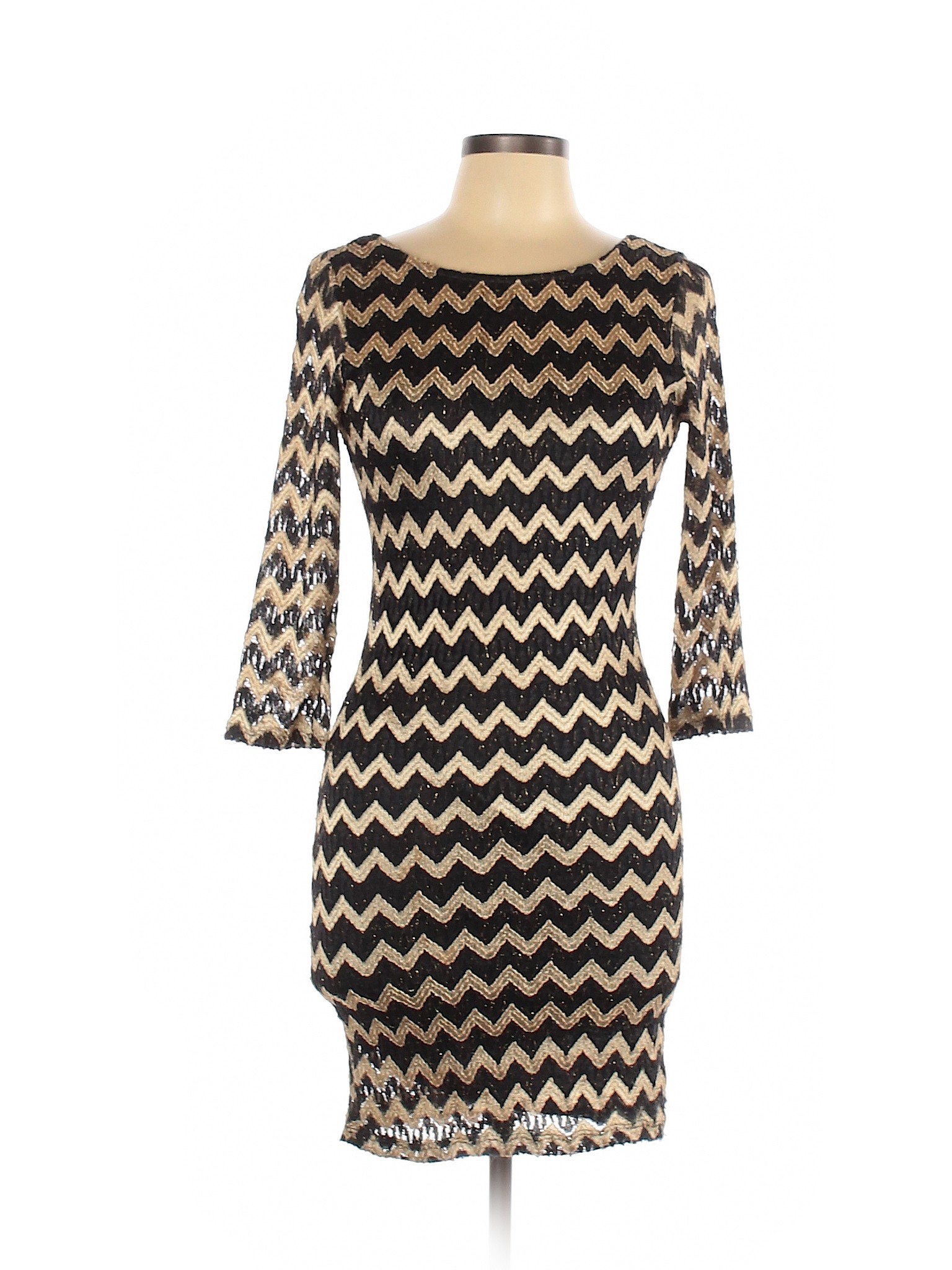 womens gold cocktail dress