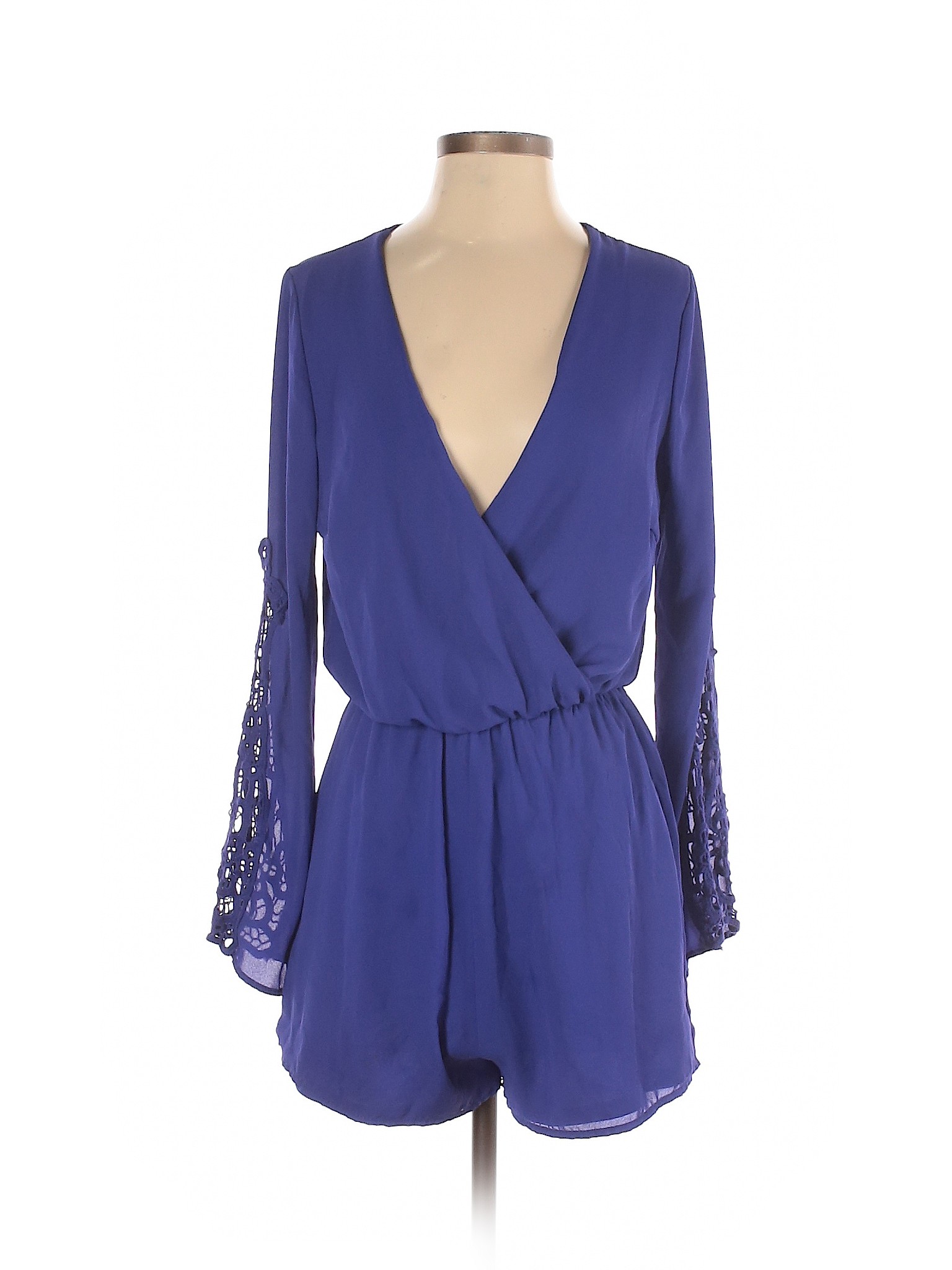 charlotte russe blue romper