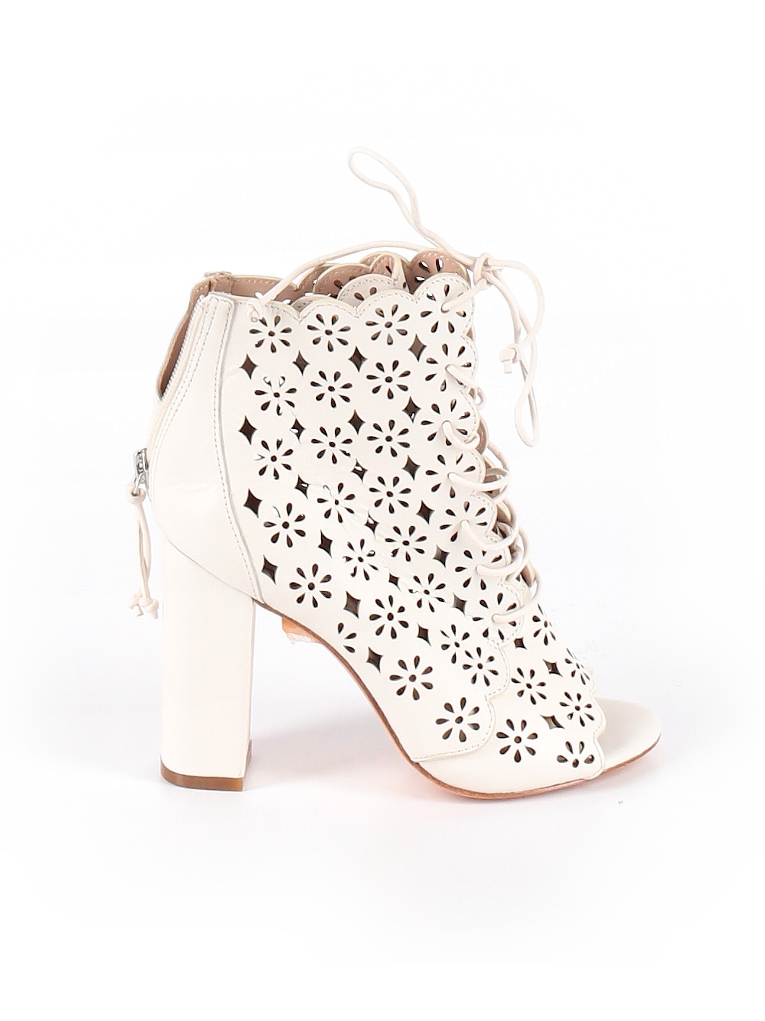 NWT Rachel Zoe Women White Ankle Boots 