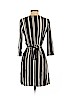 H&M Stripes Black Casual Dress Size S - photo 2