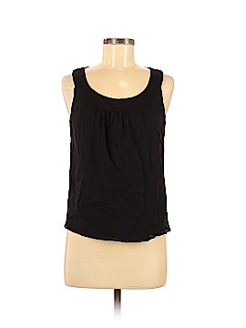St. John Sleeveless Silk Top