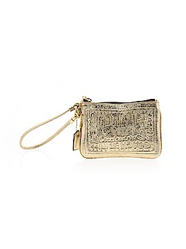 Coach Heart Poppy Leather Wristlet