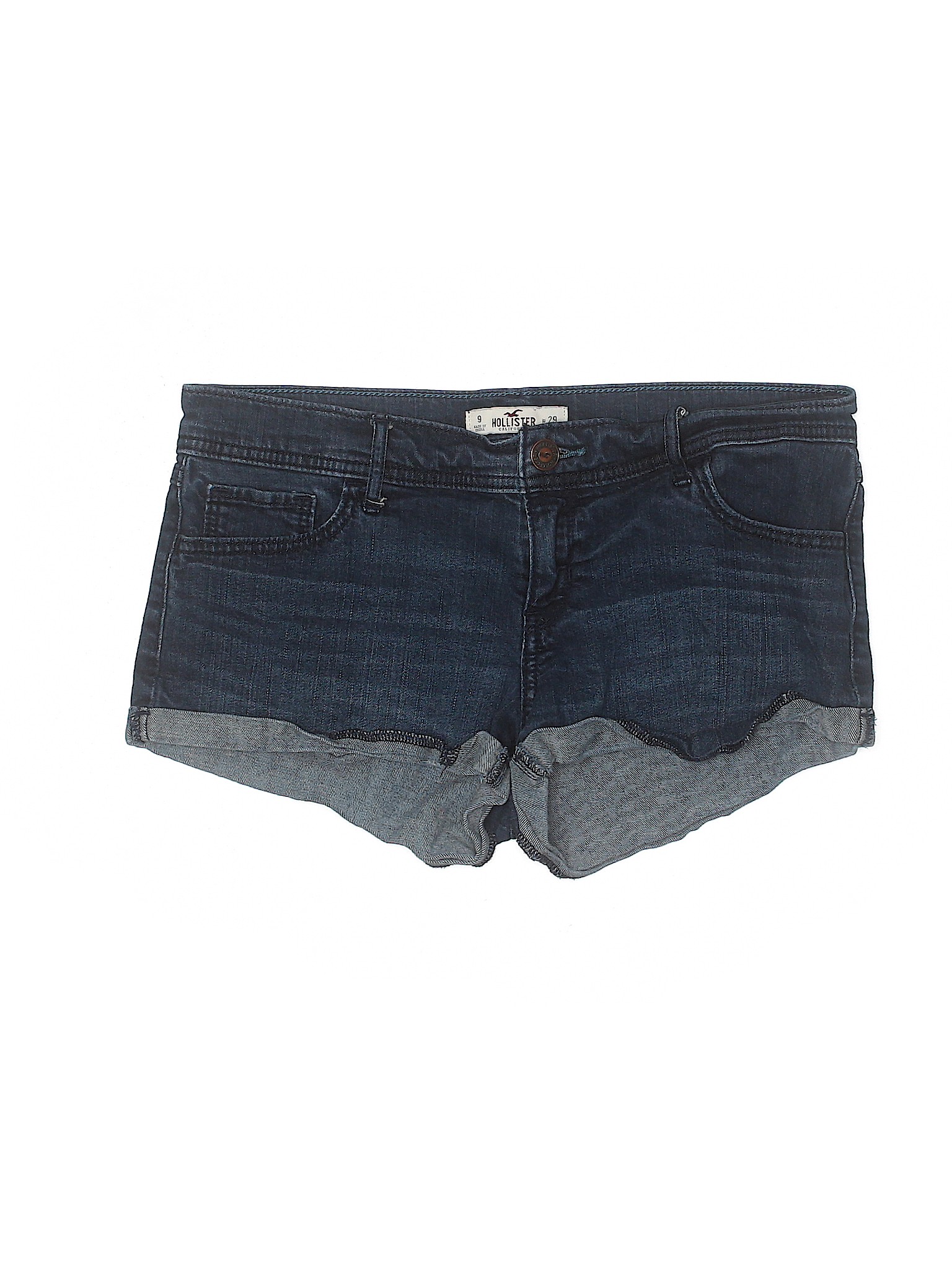 Hollister Women Blue Denim Shorts 9 | eBay