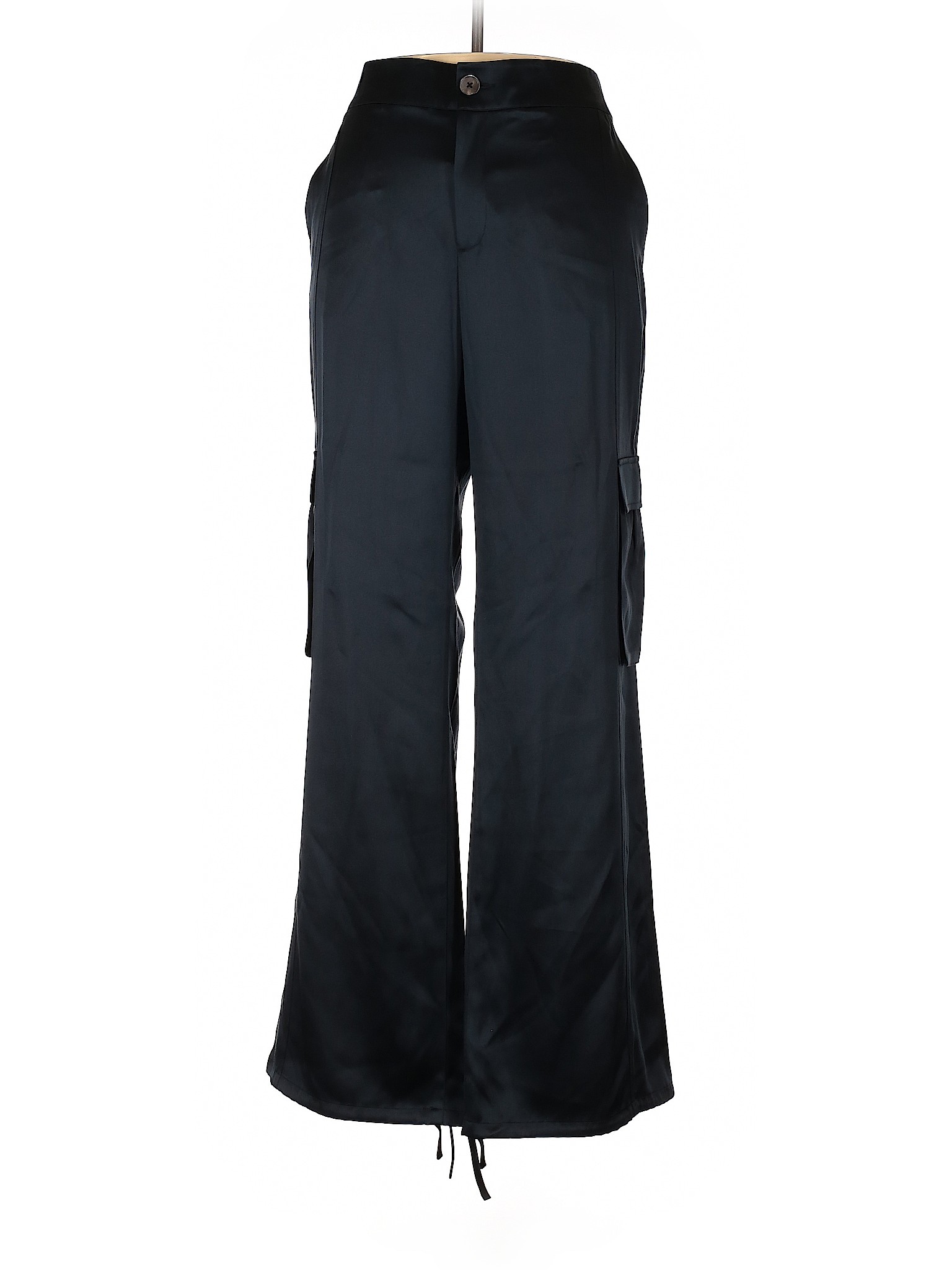 NWT Banana Republic Women Black Silk Pants 16 | eBay