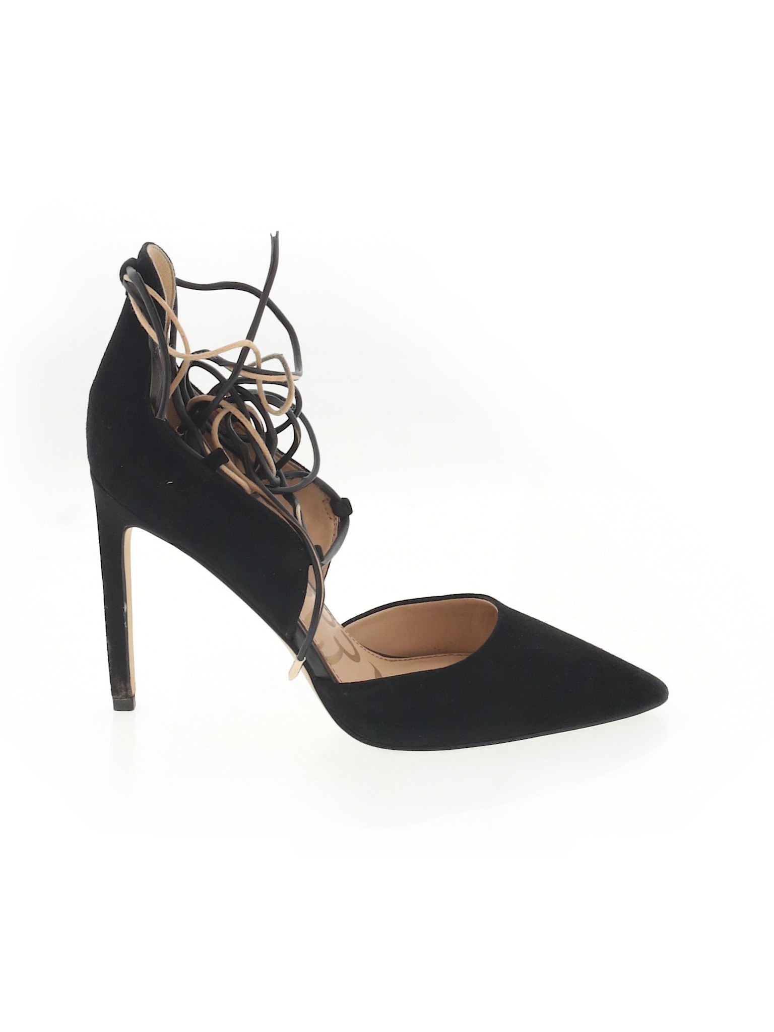sam edelman black heels with studs