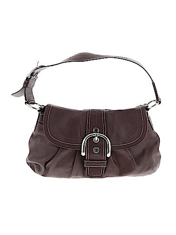 Coach Factory Leather Shoulder Bag - front