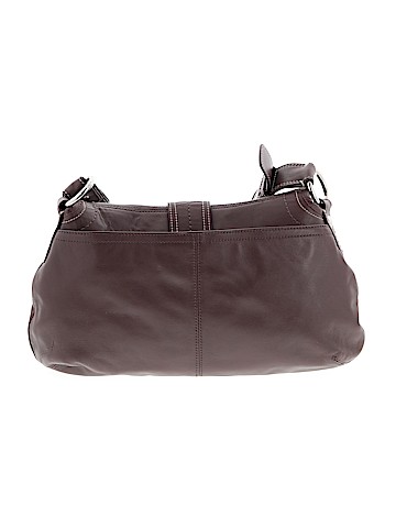 Coach Factory Leather Shoulder Bag - back