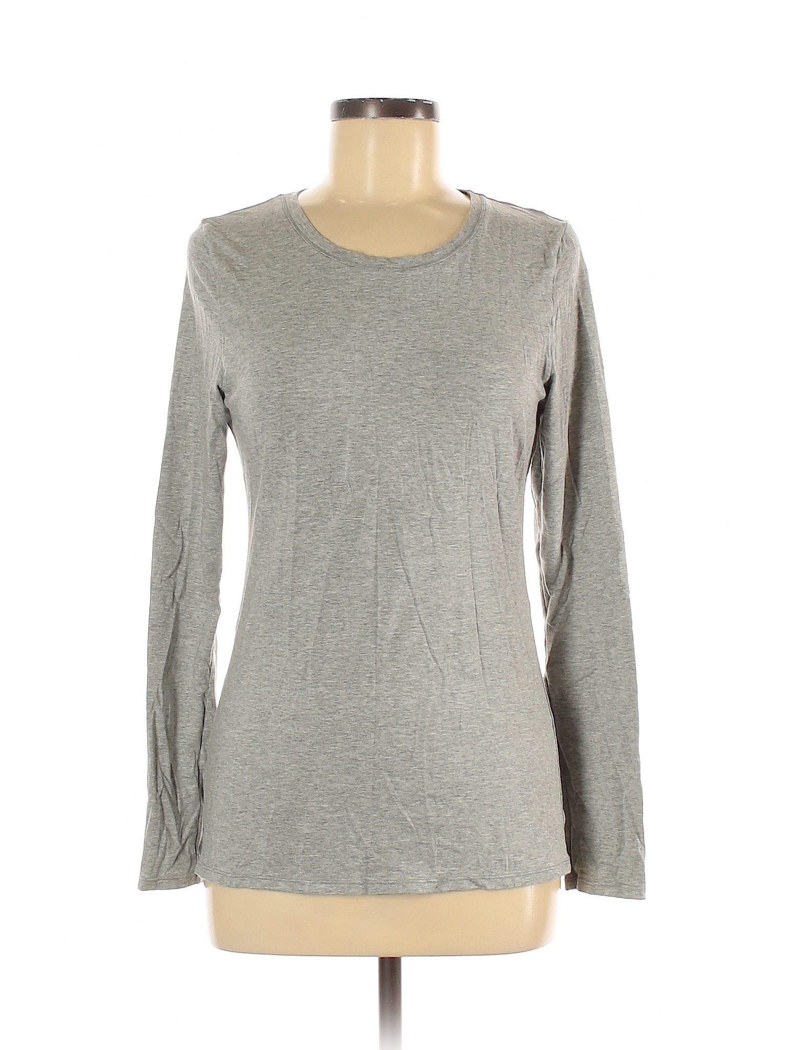 Felina Women Gray Long Sleeve T-Shirt M | eBay